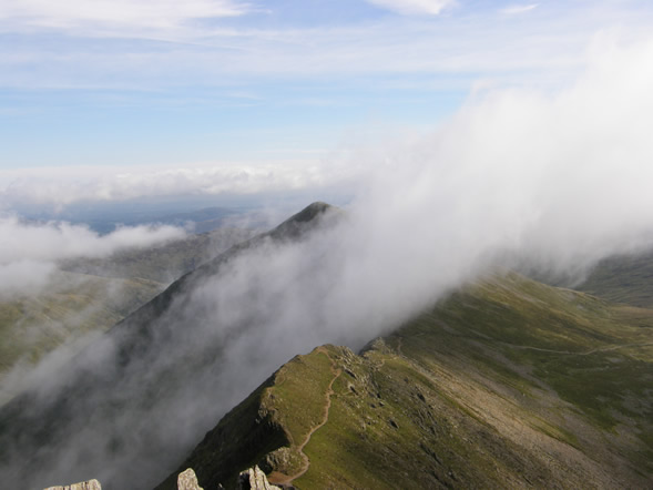 Swirral Edge from Helvellyn